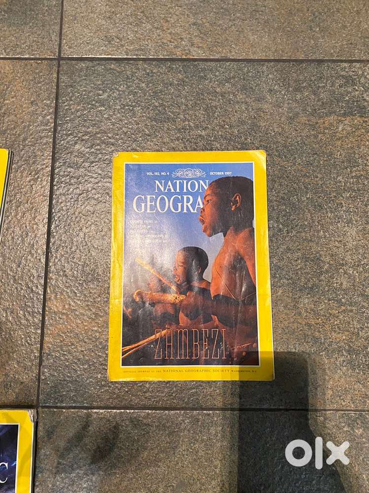 Vintage National Geography magazines