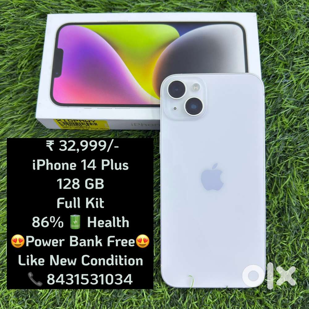 iPhone 14 Plus (128 GB) Full Kit + Power Bank Free