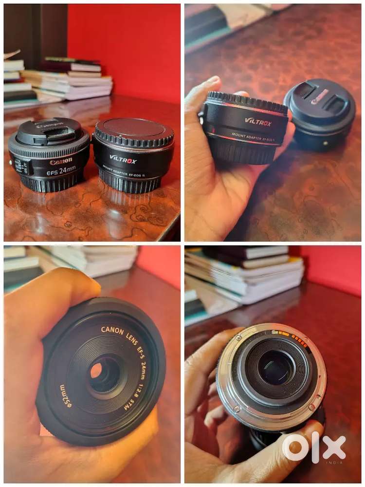 Viltrox Mount Adabter EF-EOS R And Canon Lens EF-S 24mm 1:2.8 STM