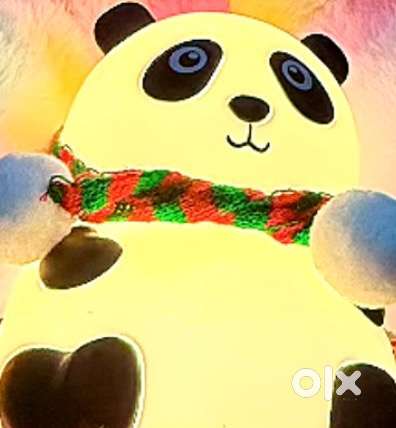 Led light panda that changes colour on tap!!