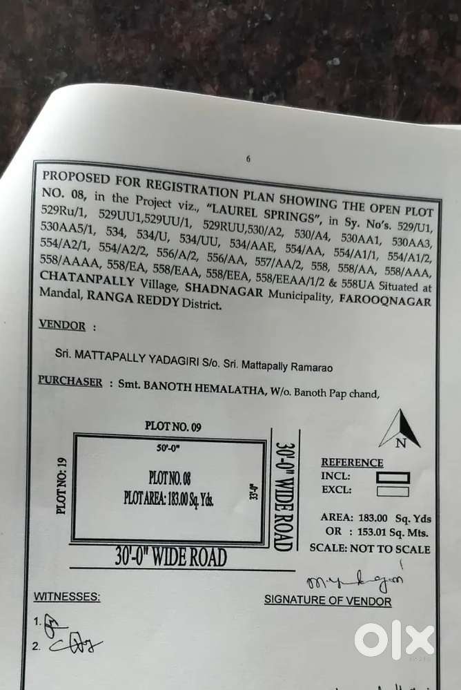 East facing land for sale