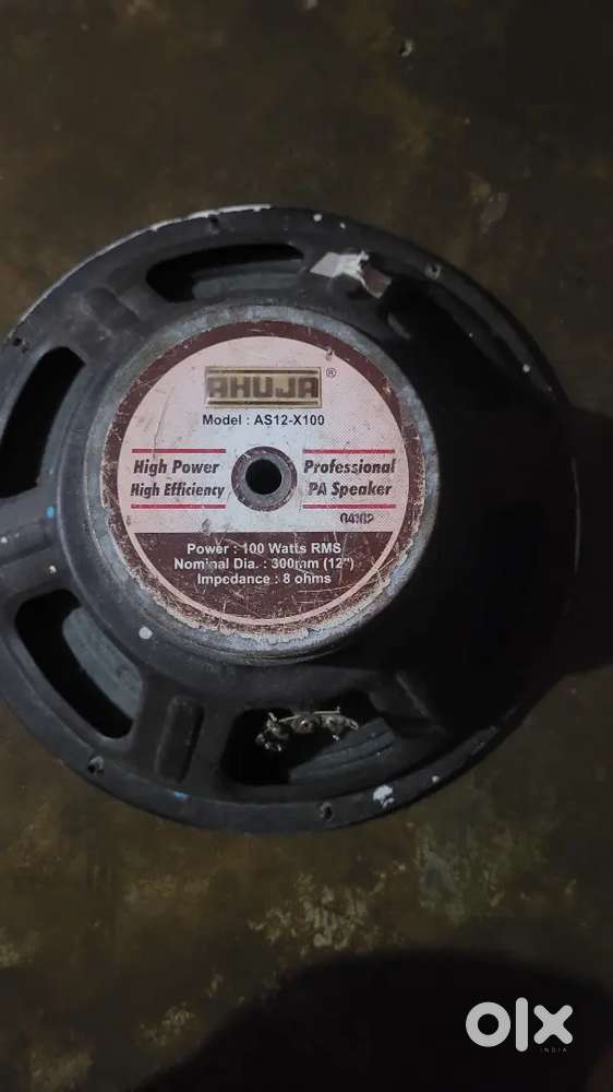 Ahuja woofer speaker