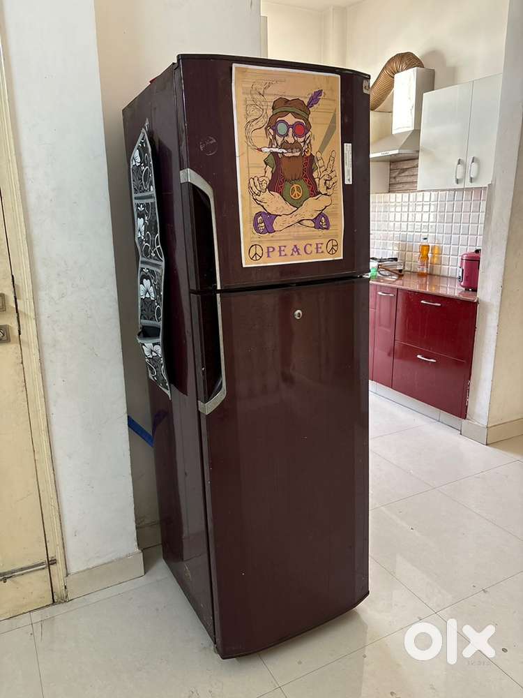 LG 2 Door Refrigerator in Perfect Condition – Maroon Color”