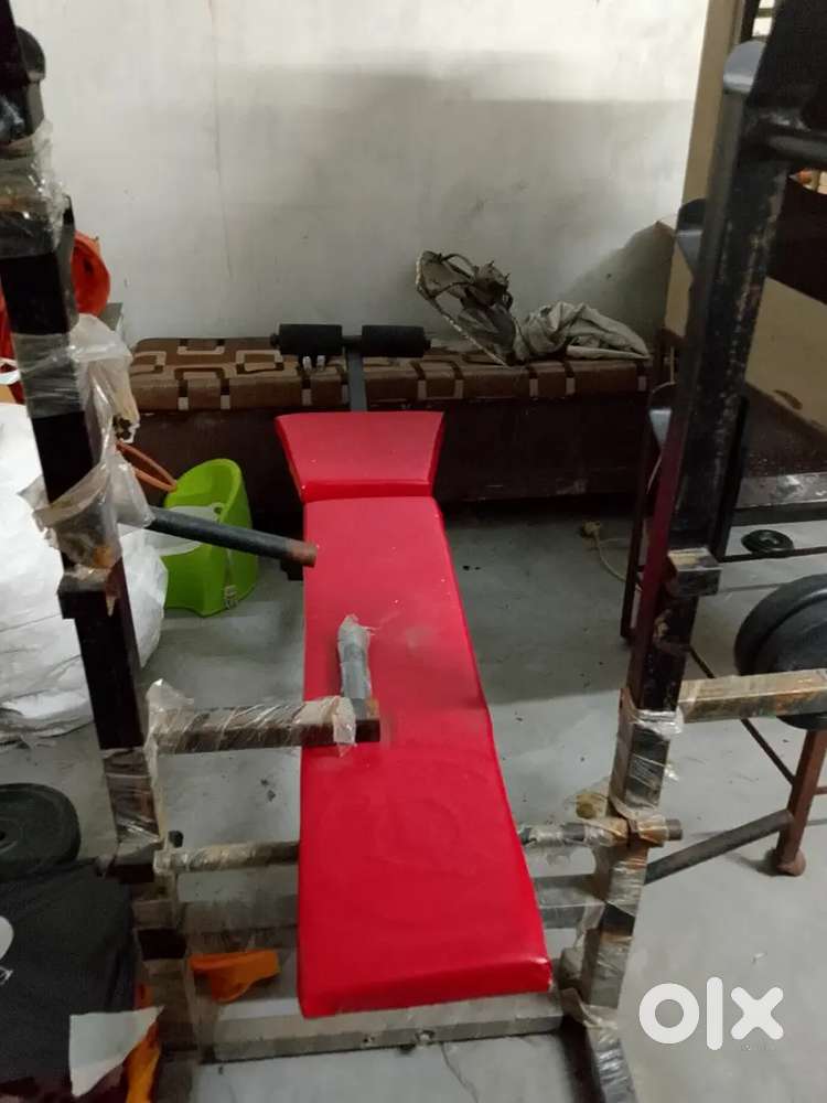 Gym machine with 2 rodd and 40 kg weight