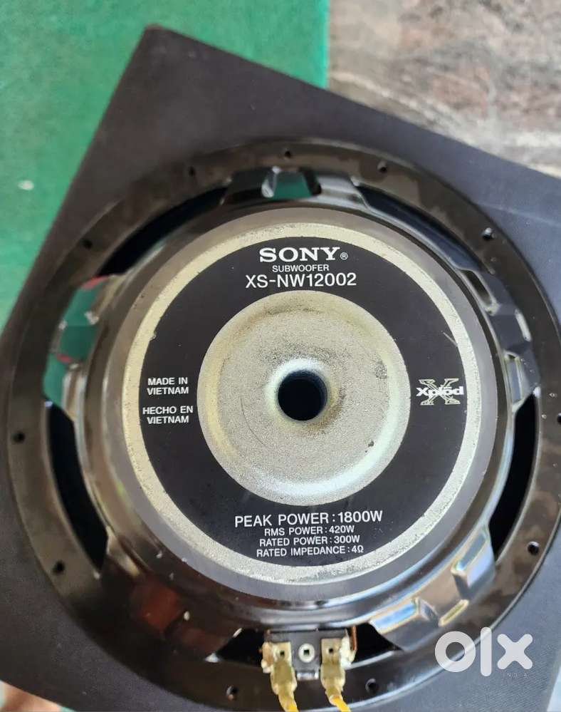 12 inch sony subwoofer with box