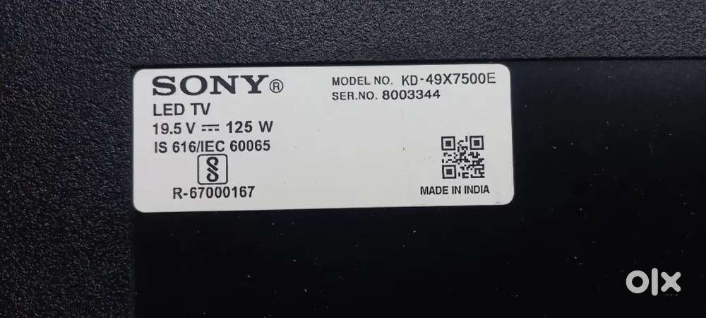 49 BRAVIA SONY FULLY SMART ANDROID 4K FULL HD TV