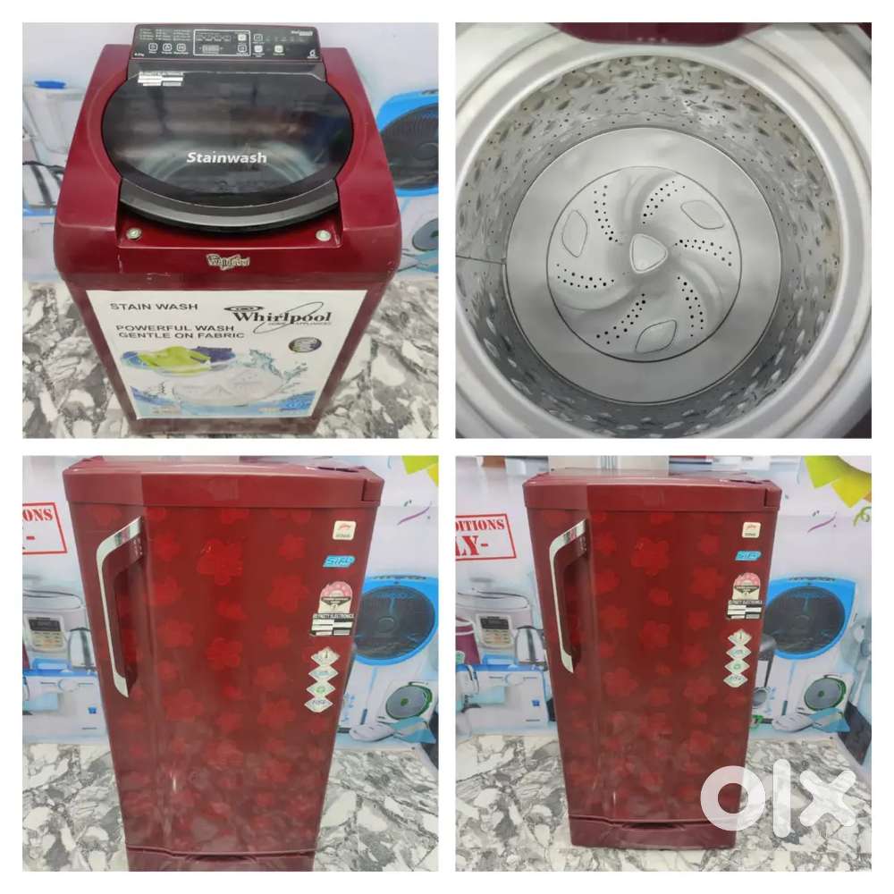 Godrej single door Refrigerator an Whirlpool meroon colour W/M