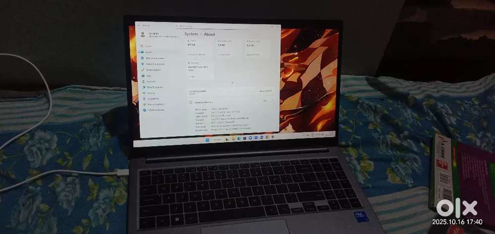 Samsung laptop galaxy book 4 real selling at price 58000