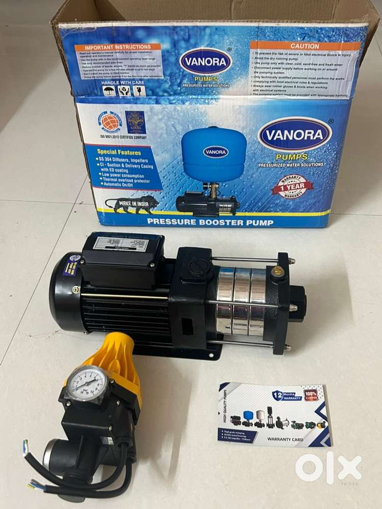 Pressure booster pump 4bar pressure 1hp stainless steel impeller