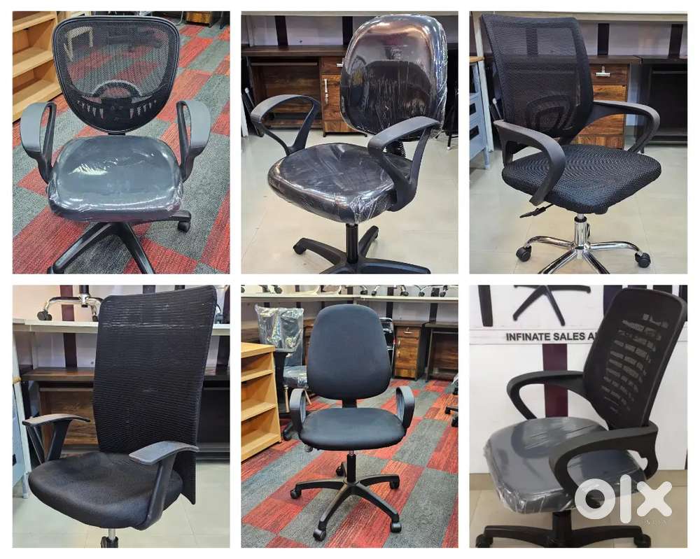 New computer chair starting at Rs 2300 & refurbished chair at Rs 1800