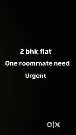 2 bhk flat urgent roommate