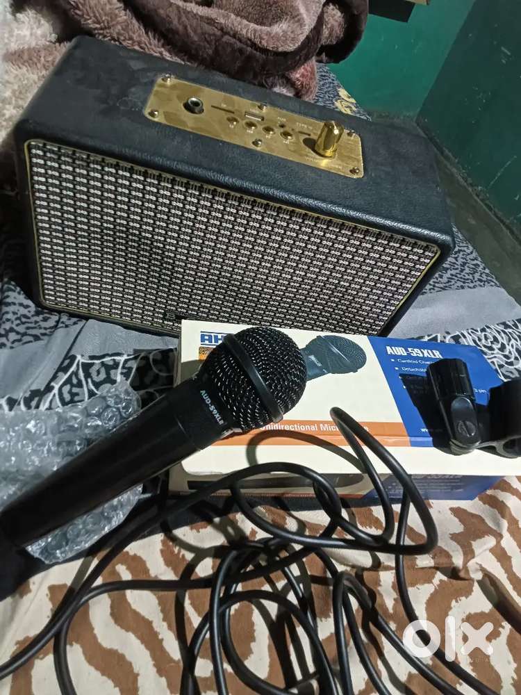Boult retro z40 bluetooth speaker and Mike