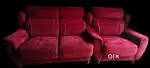 Sofa Red Velvet 2+1