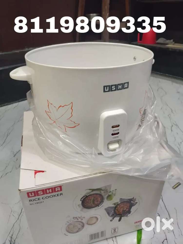 Rice cooker(USHA)full set (5days old)with 5y,warranty super condition