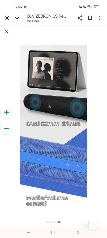 Zebronics dwan 50 bluetooth speaker