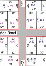 Double side 22 Feet RCC Road Plotting. Garhwali Colony Kheri Doiwala