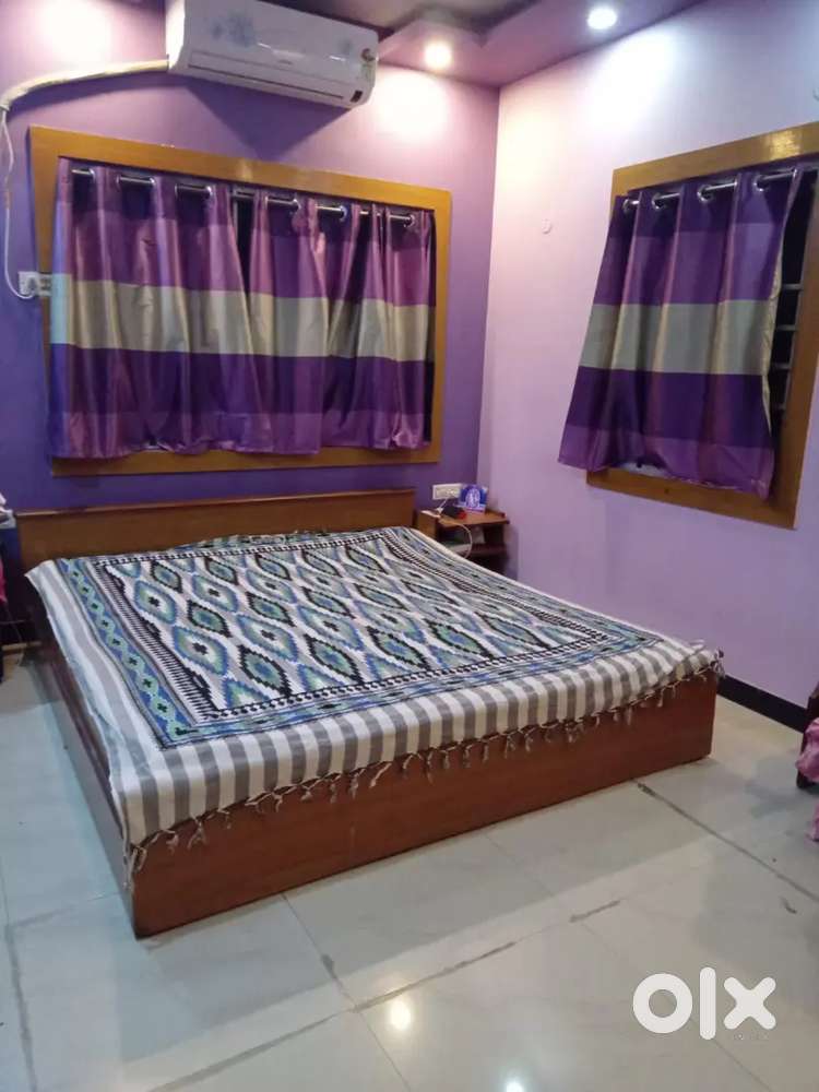 Furnished flat for rent at Newtown action area 2 akankha more