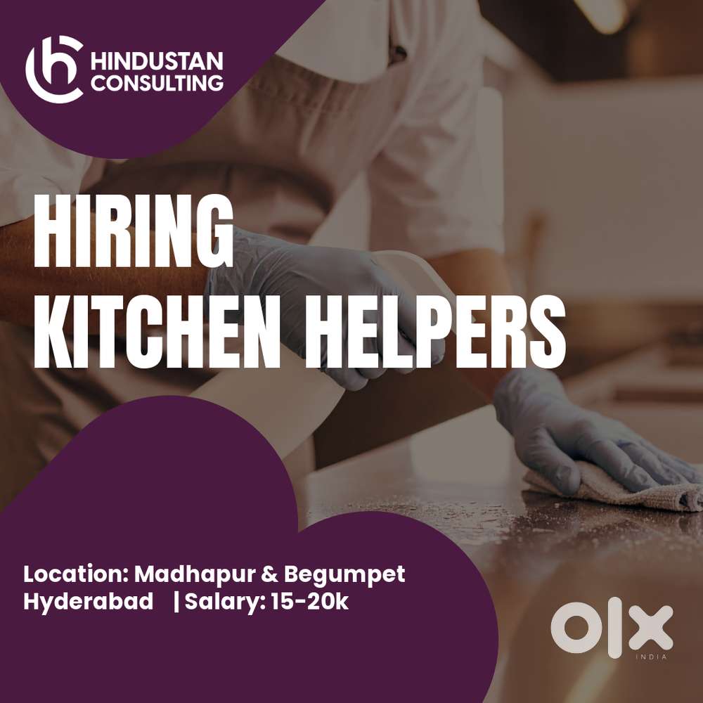 Hiring Restaurant Kitchen Helper (Entry-Level)