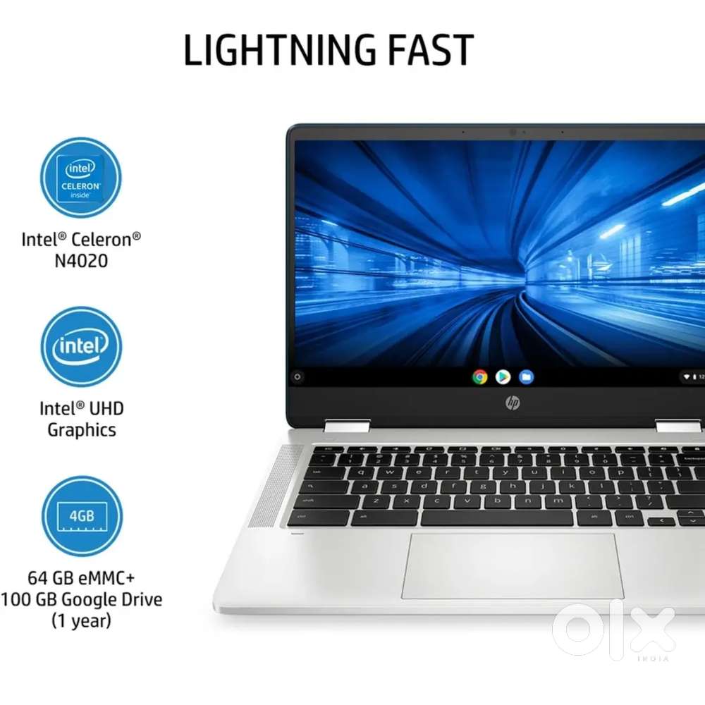 Hp chromebook book, touch screen