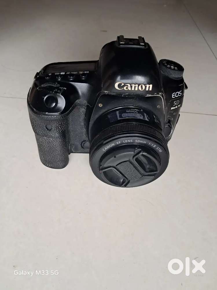 Canon 5d mark camera + Canon Ef 50mm 1.8 stm lens in good condition.