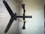Dual monitor mount stand