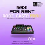 Rode Caster Pro 2  Available For Rent - Zoom H6, Zoom Podtrack P4.