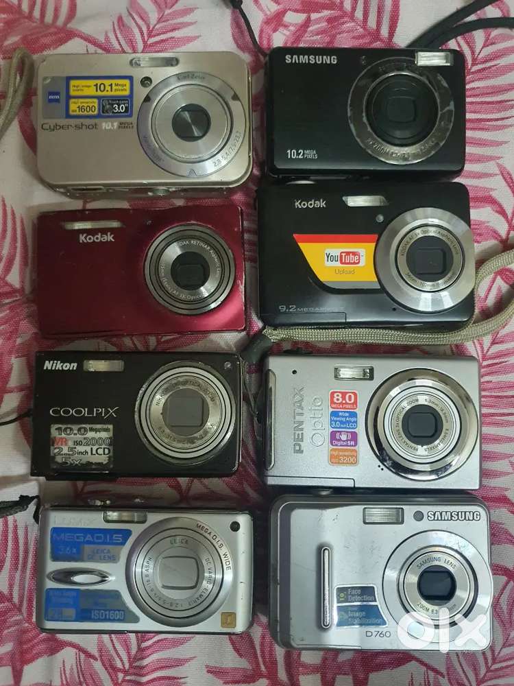 Camera Sony, Kodak, lumix, samsung, nikon, all 100% working