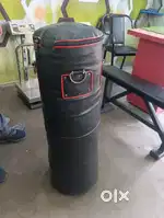 Gym punching back machine