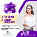 Female student councellor/telecaller.