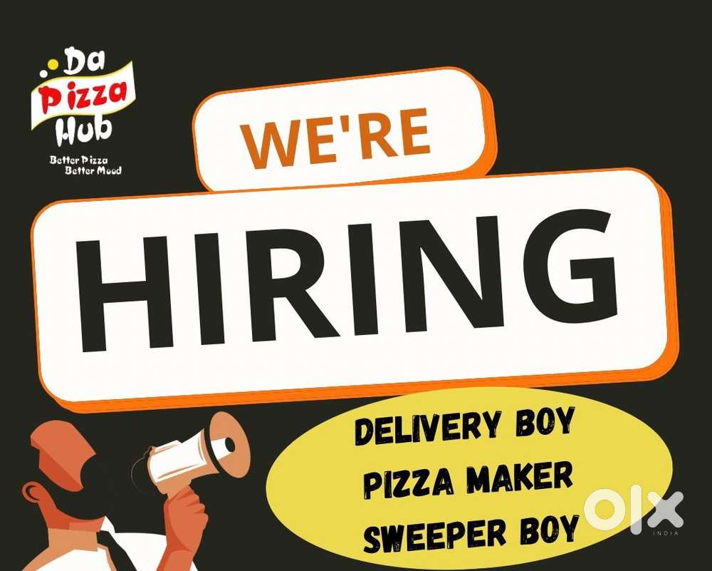 Staff required at da pizza hub