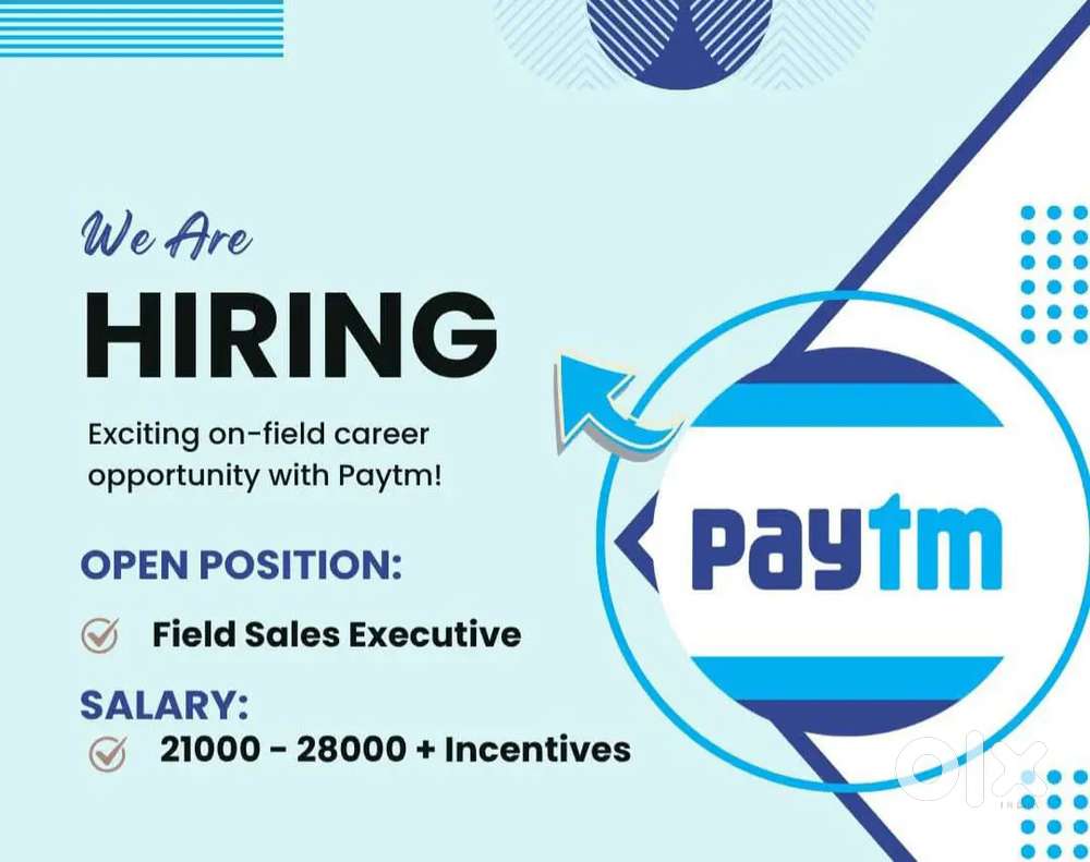 Paytm hiring field sales officer