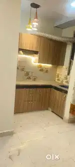 Semi furnished flat with modular kitchen 2 bathroom