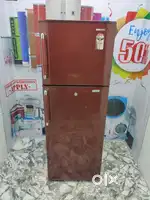 Samsung double door self printed model brown colour refrigerator