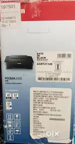 New Canon printer not for using, fresh piece