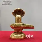 Premium Fine Brass 3.5 Inches Shivling