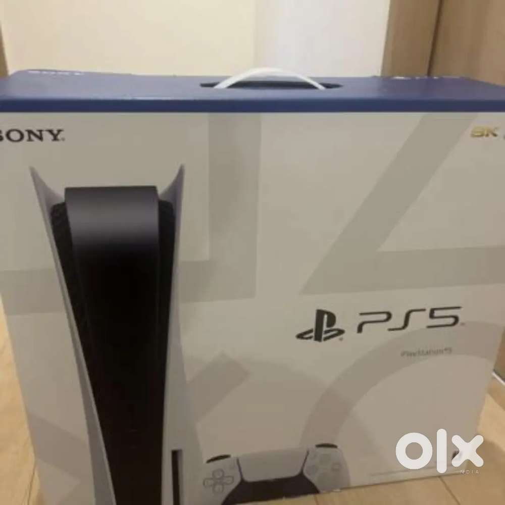 PS5 (BARELY USED) WITH HORIZON FORBIDDEN WEST DISC AND 1 CONTROLLER