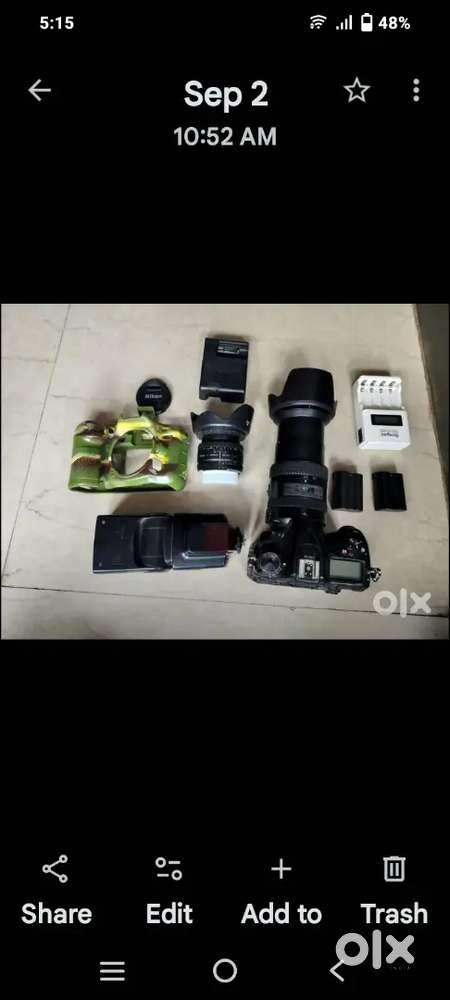 Nikon D7200 very good condition ,,, urgent sale money problem
