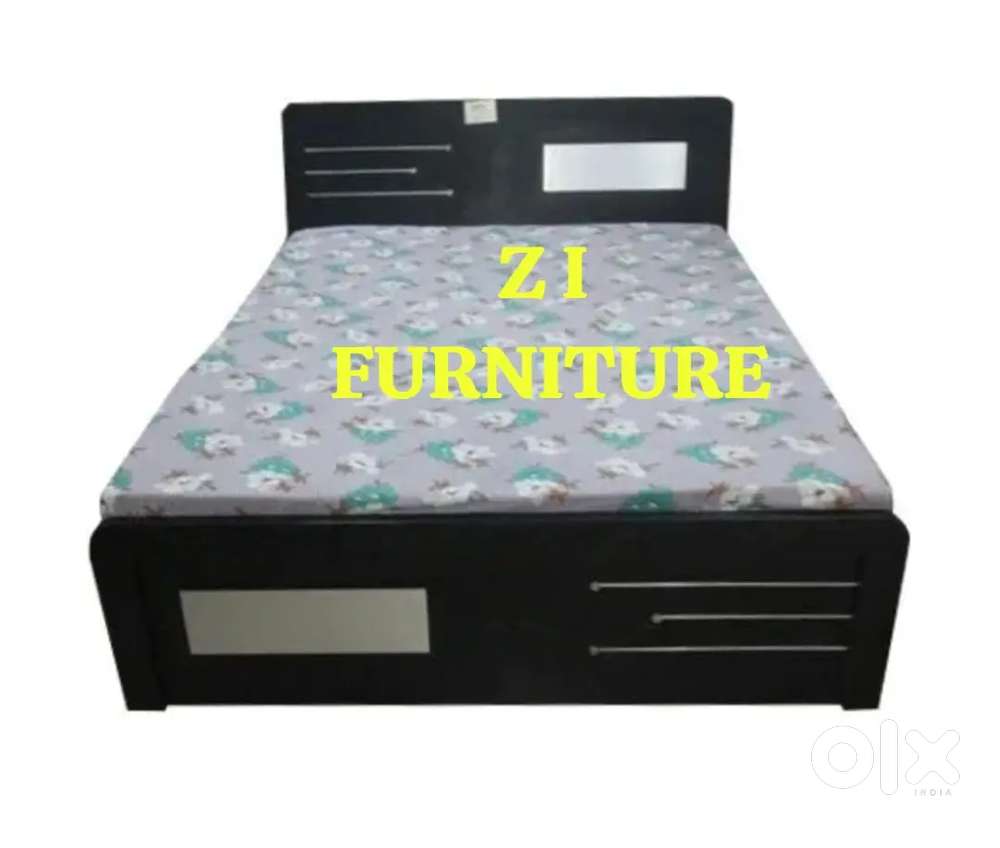 NEW BED 5 BY 6 WITH STORGE