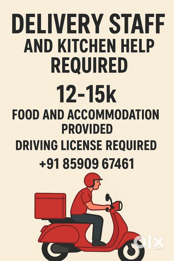 Kitchen help and delivery staff