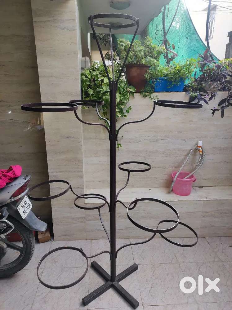 New iron plant stand