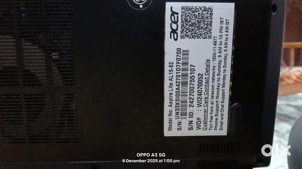 Single use 1 year old laptop