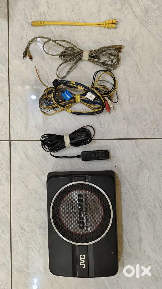 Underseat Subwoofer and Signle Din Audio Players- JVC and Kenwood