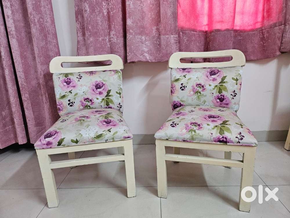 2 Teakwood Bedroom Chairs