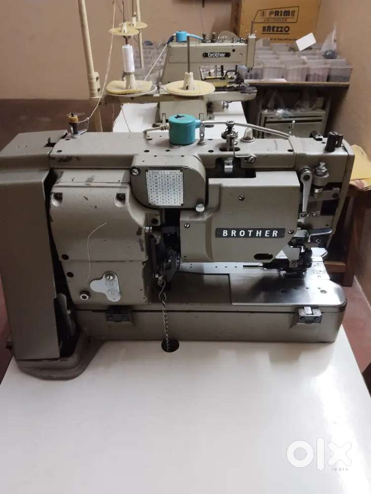 Buttons and button holes sewing machine