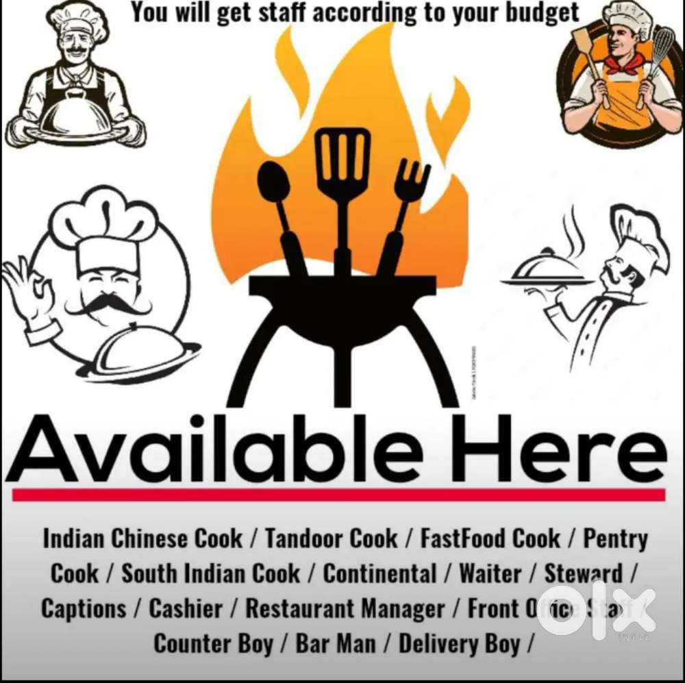 We Provide STAFF Restaurant STAFF Hotel STAFF  Kitchen STAFF etc