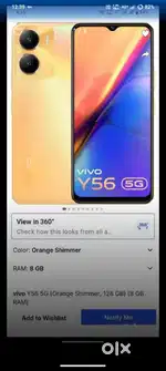 Y56 in super mint condition 1year plus phone (only phone)