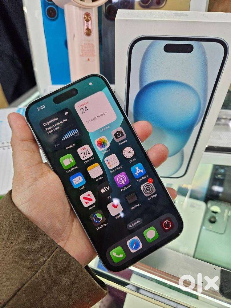 iPhone 15 128GB For Sale With 98% Battery Health Refurbished Model..