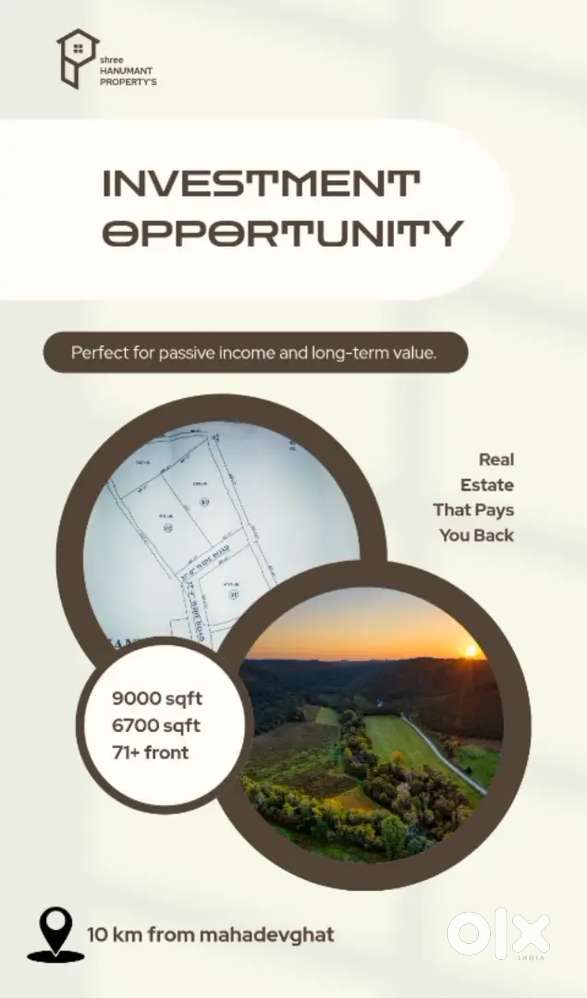 Very good farmhouse plot 18000 sq feet