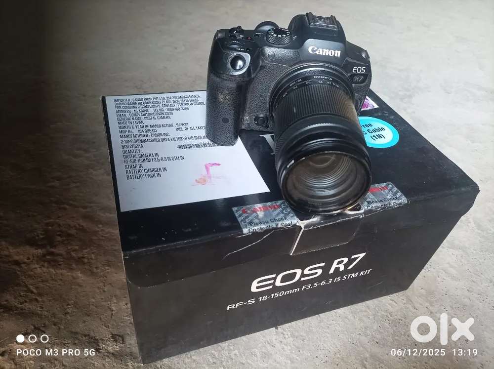 Canon r7 with 18/150kit lance