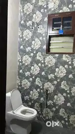 2 bhk semi furnished with fans . Inverter  gas chimeny